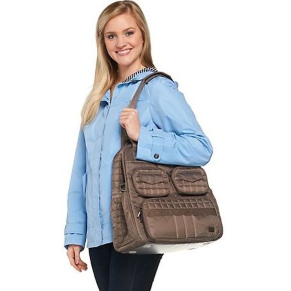 LUG PUDDLE JUMPER OVERNIGHT / GYM BAG, BROWN - Picture 1 of 8